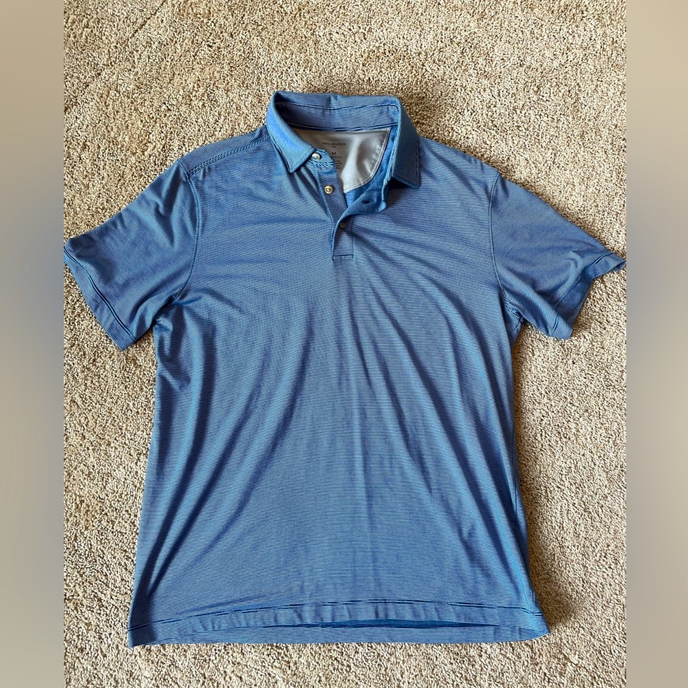 Van Heusen striped polo shirt.